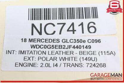18-20 Mercedes X253 GLC350e Panoramic Sun Roof Sunroof Motor 0390200122 OEM