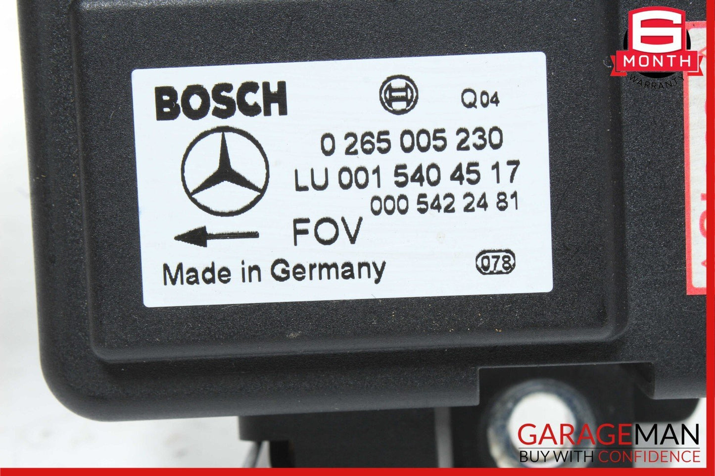 98-02 Mercedes W210 E320 Yaw Acceleration Rate Sensor 0015404517 OEM