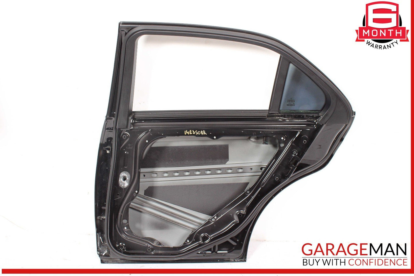 10-16 Mercedes W212 E350 Sedan Rear Right Side Exterior Door Shell Panel Black