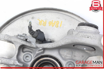 09-18 Audi A6 SQ5 A7 Rear Right Side Spindle Knuckle Wheel Hub w/ Rotor Disc OEM