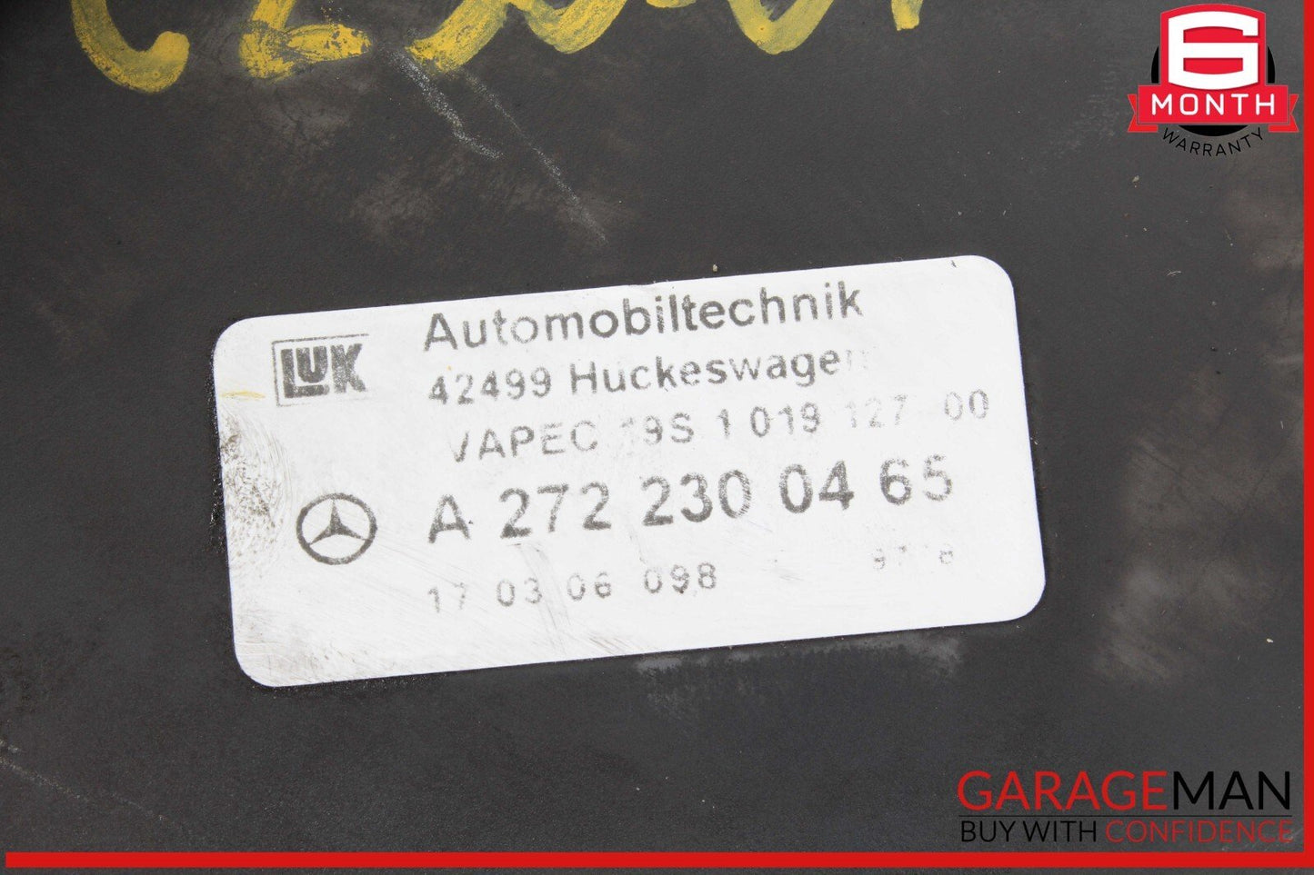 06-11 Mercedes W203 C230 E350 Engine Motor Brake Vacuum Pump 2722300465 OEM