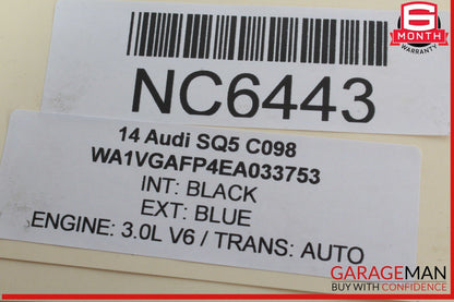 14-17 Audi SQ5 Rear Right Passenger Side Window Regulator Motor 8K0959812A OEM