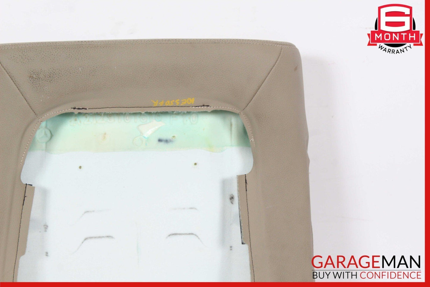10-13 Mercedes W212 E350 Front Right Passenger Seat Cushion Top Upper Beige OEM