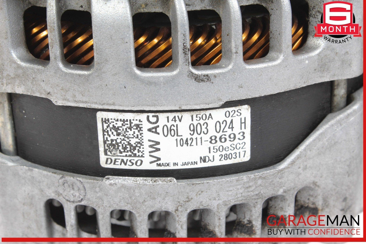 17-20 Audi A5 A4 Allroad Engine Motor Alternator Generator 06L903024H OEM