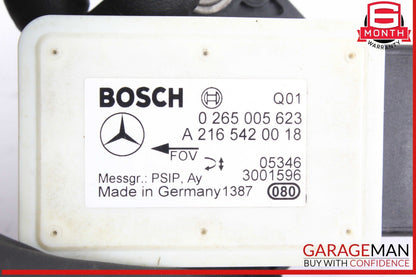 03-12 Mercedes R230 SL500 SL55 AMG CLS500 Yaw Turn Rate Acceleration Sensor OEM