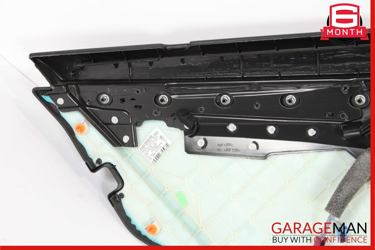 08-14 Mercedes W204 C250 Sedan Rear Right Side Interior Door Panel Black OEM