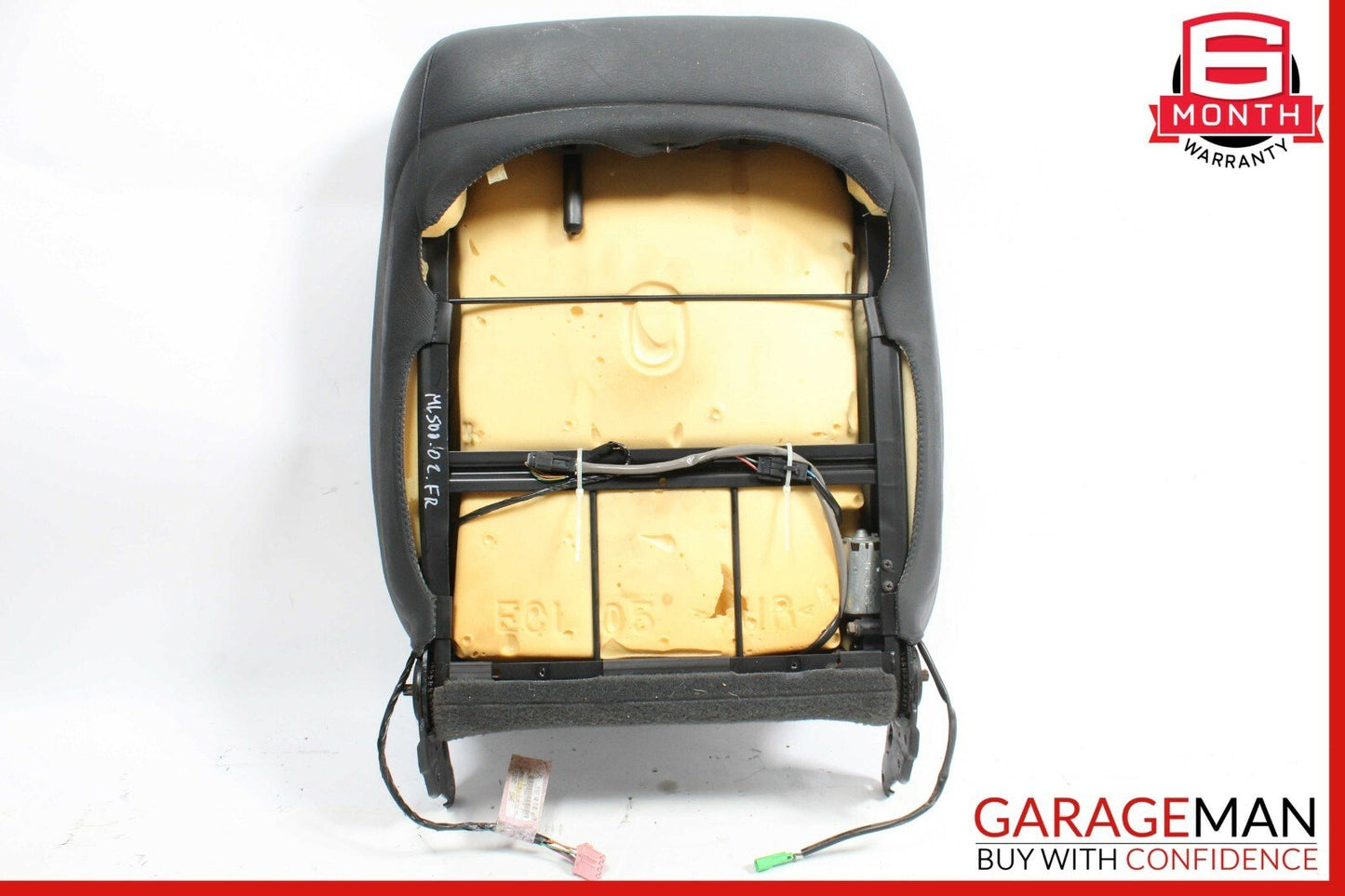02-05 Mercedes W163 ML500 Front Right Side Top Upper Seat Cushion Black OEM