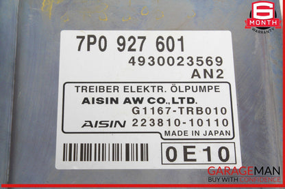 11-18 Porsche Cayenne 958 Hydraulic Oil Pump Control Module 7P0927601 OEM