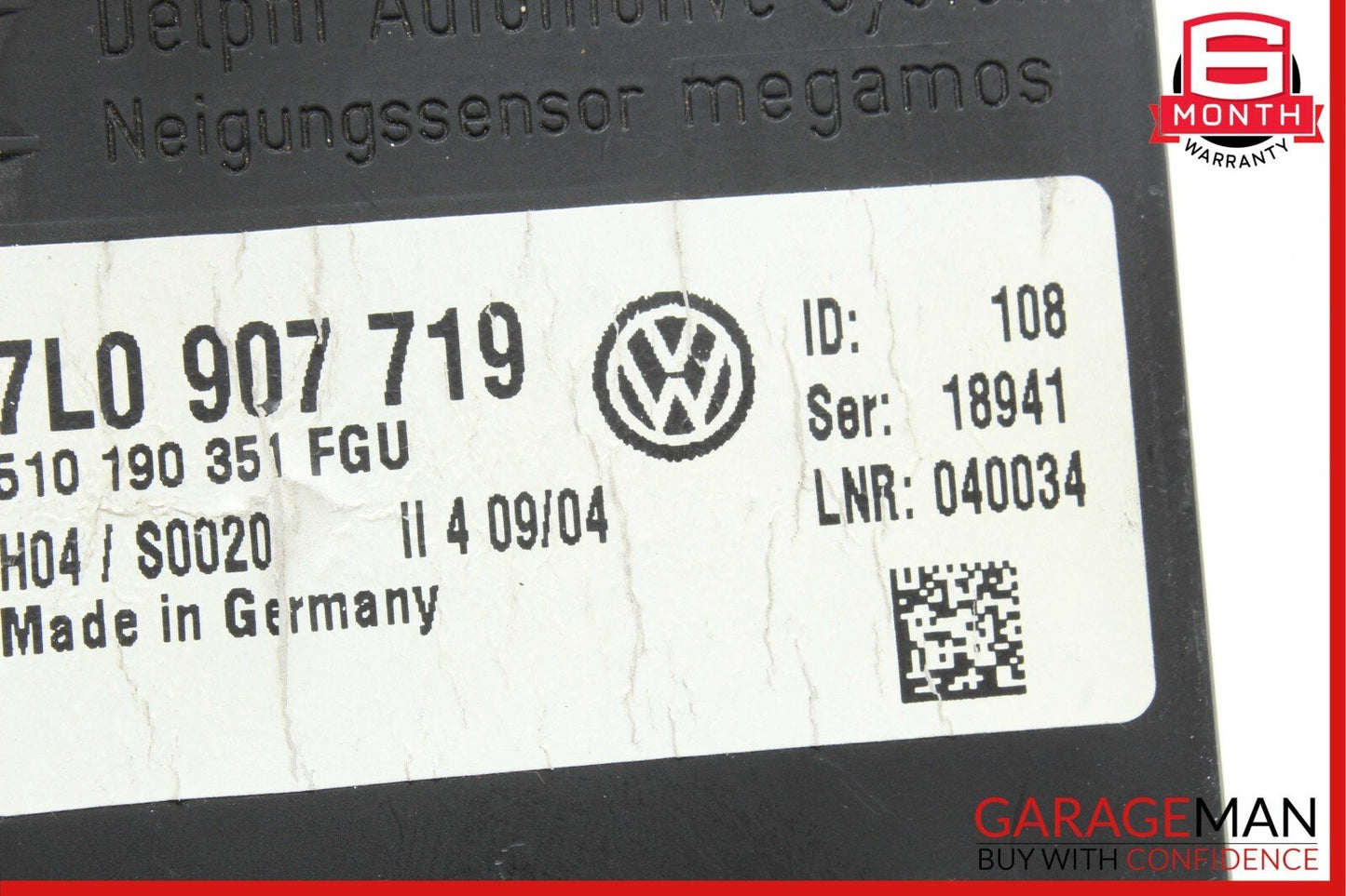03-10 Porsche Cayenne 955 957 Anti Theft Locking Immobilizer Control Module OEM