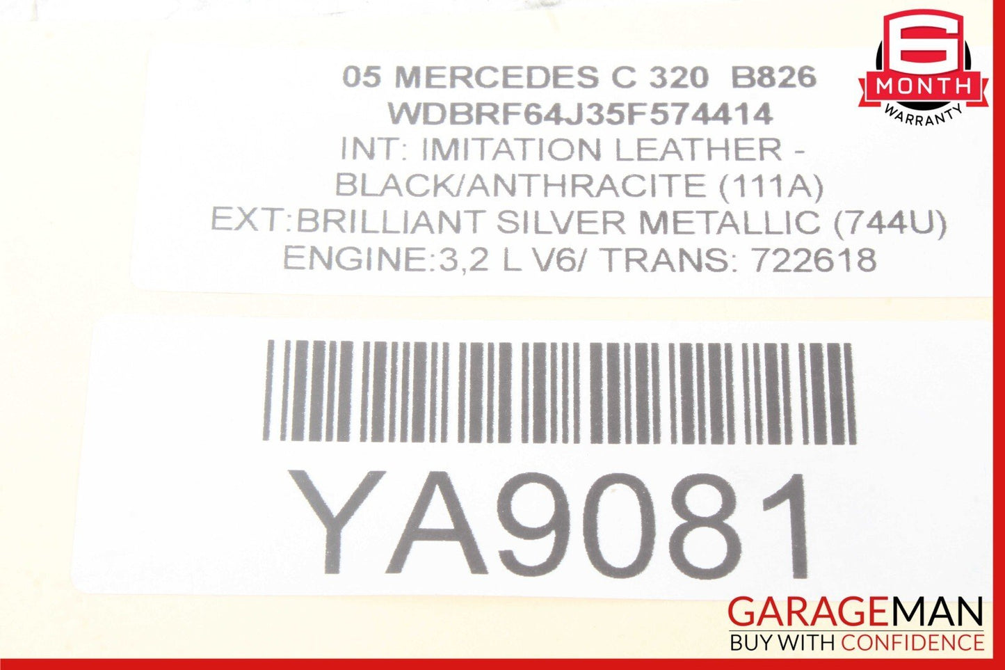 01-09 Mercedes W203 C320 C240 CLK350 Rear Right Stabilizer Sway Bar Link OEM