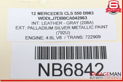 08-18 Mercedes W218 CLS550 C300 E550 Rear Right Side Door Control Module Unit