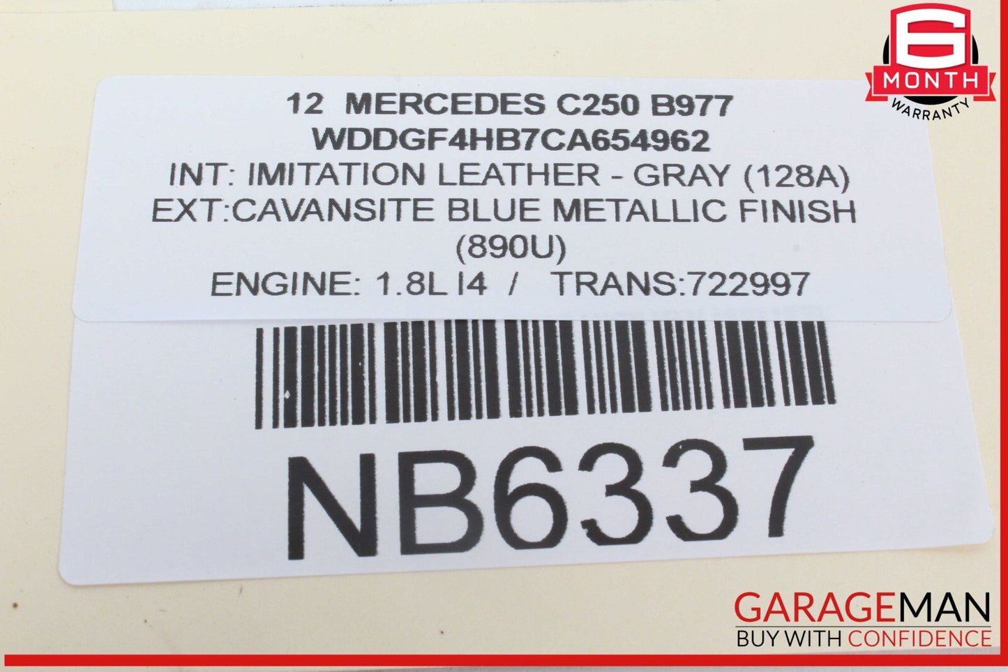 08-18 Mercedes W204 C250 Rear Left Side Door Control Module OEM