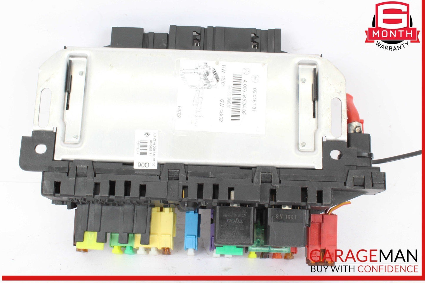 03-12 Mercedes R230 SL500 SL55 AMG SL550 Rear SAM Fuse Box Relay Module OEM