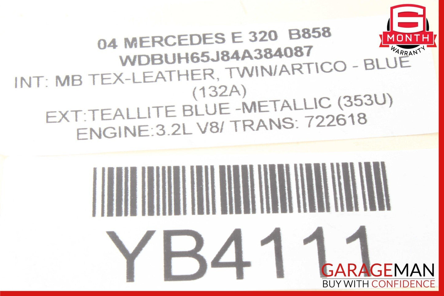 03-11 Mercedes W211 E320 Rear Left or Right Side Suspension Upper Control Arm