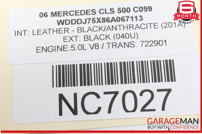 06-11 Mercedes W219 CLS500 CLS550 Rear Left Side Door Lock Latch Actuator OEM