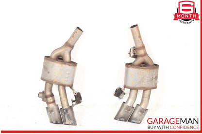 18-24 Audi S5 S4 3.0L Rear Right & Left Exhaust Muffler Set of 2 Pc OEM