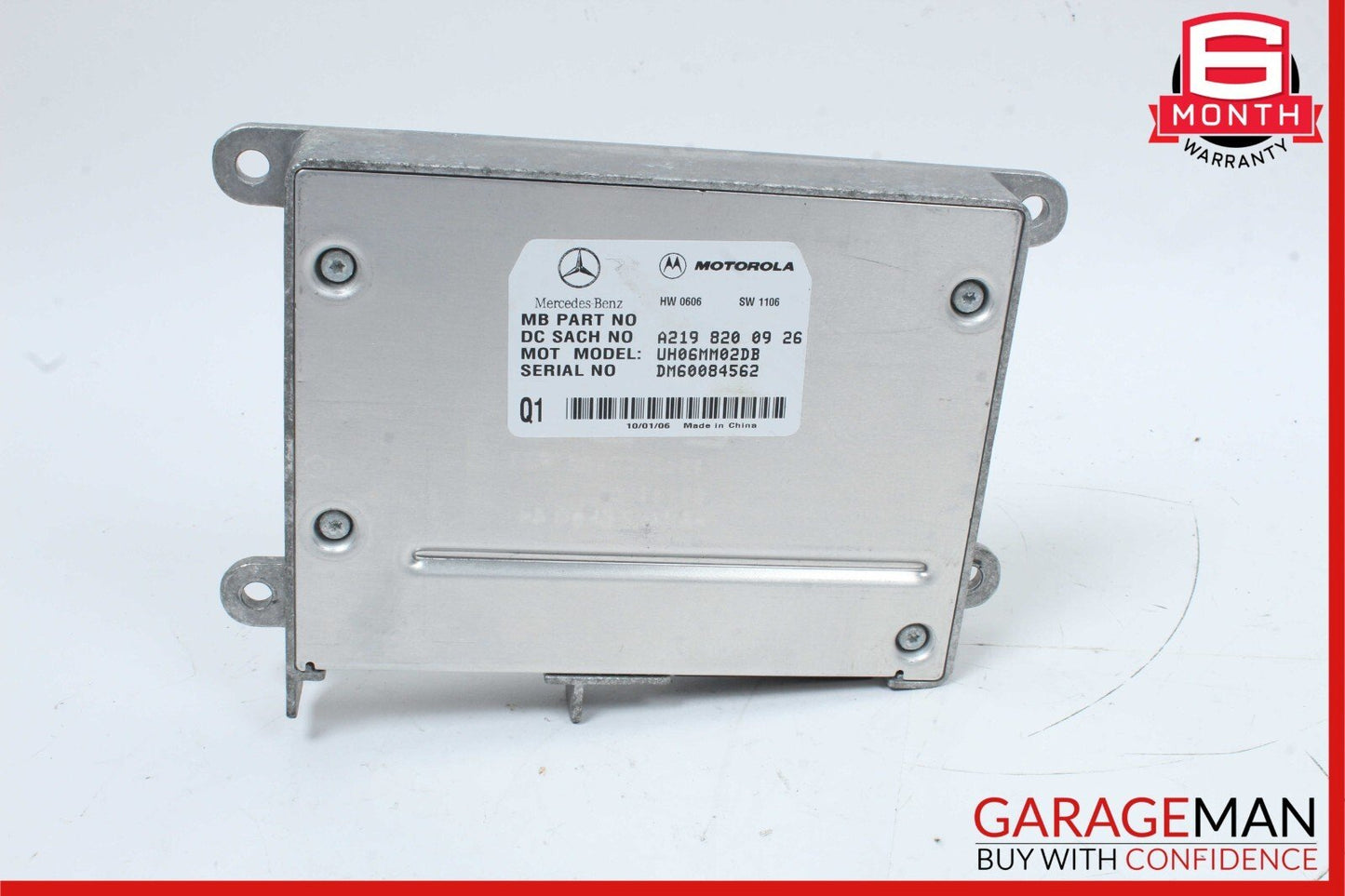 06-12 Mercedes W211 E350 CLS550 Communication Control Module 2198200926 OEM