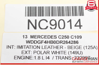 08-20 Mercedes W204 C250 E350 Headlight Fog Light Switch Control Module OEM