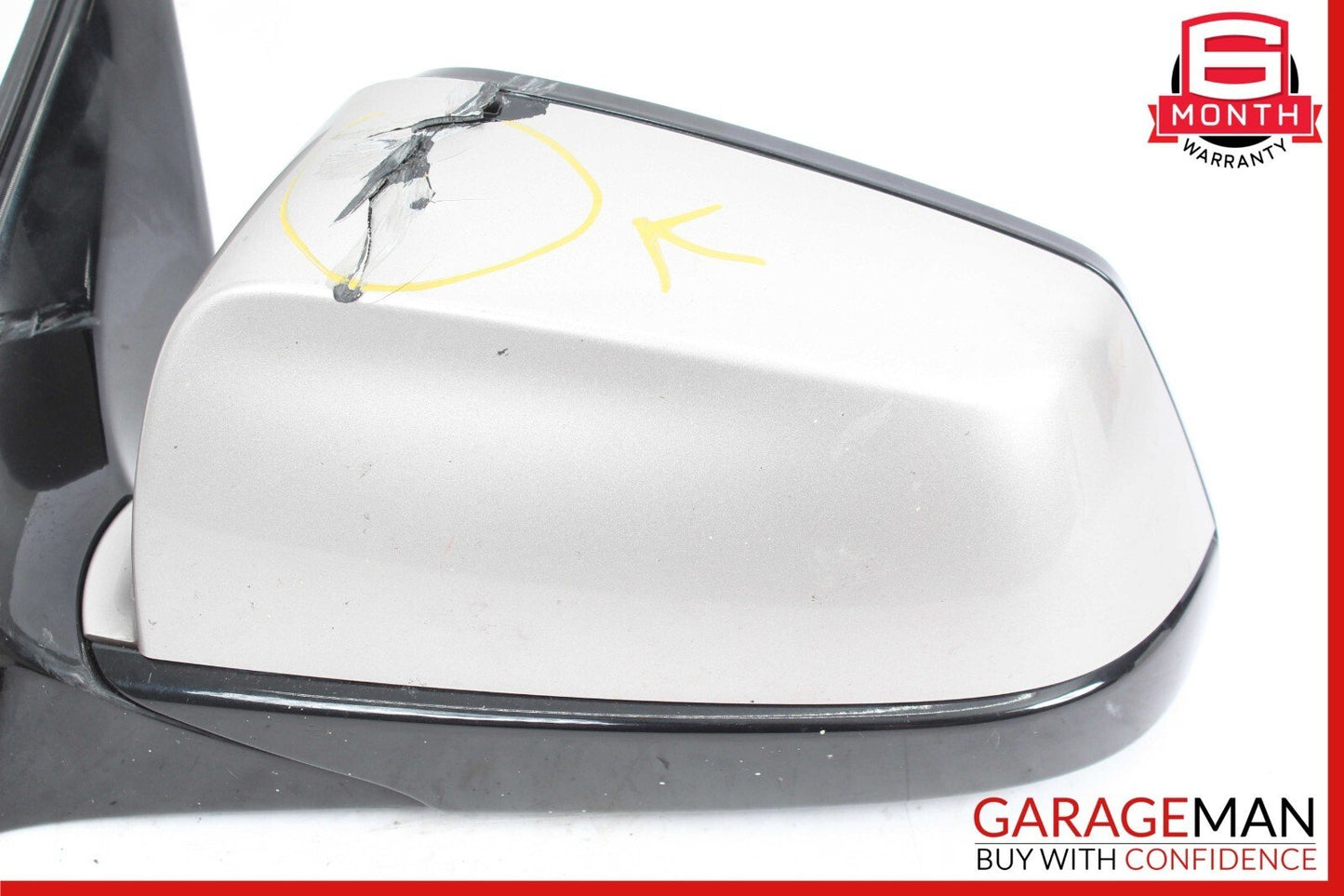 09-12 BMW 750i 750Li F01 F02 Front Left Driver Side Mirror Glass Rear View Door