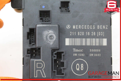03-09 Mercedes W211 E320 Rear Right Passenger Side Door Control Module Unit OEM