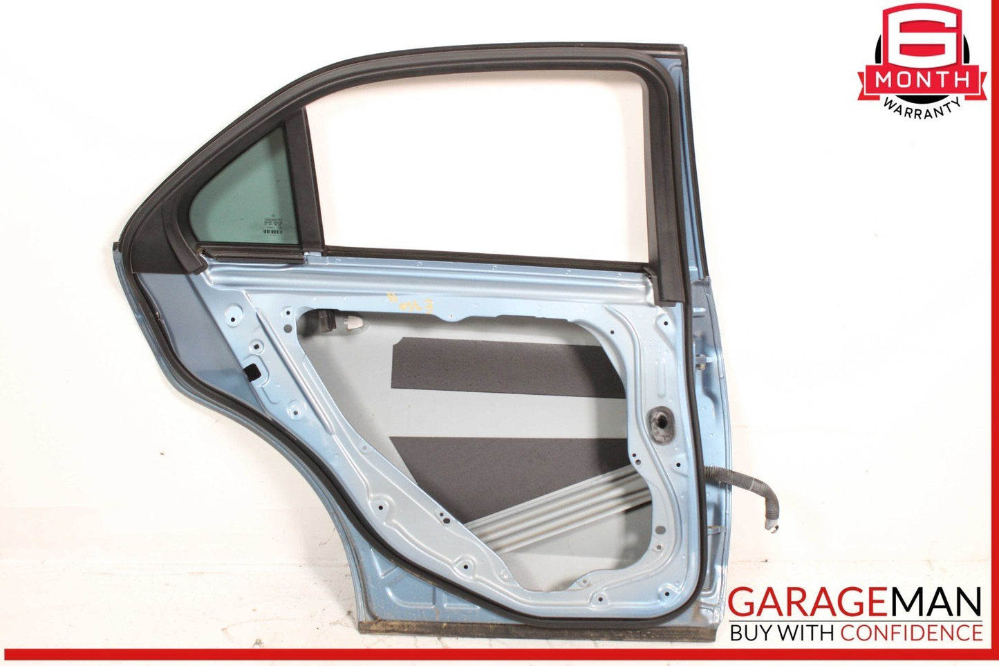 10-16 Mercedes W212 E350 E63 AMG Sedan Rear Left Side Door Shell Silver OEM