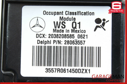 05-07 Mercedes W203 C230 Front Right Seat Occupancy Sensor Module SRS OEM