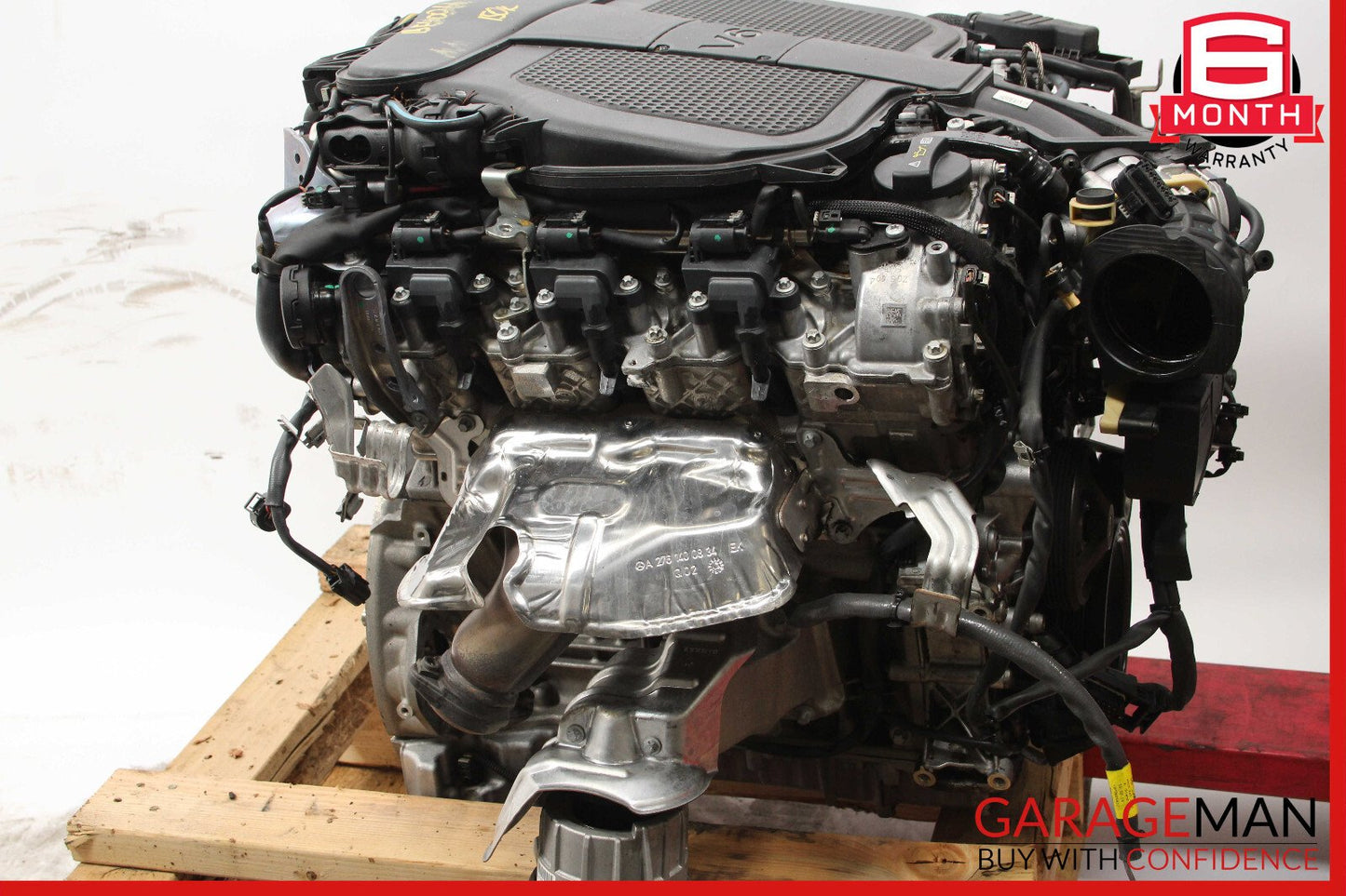13-15 Mercedes W212 E400 Hybrid 3.5L Engine Motor Block Assembly 150k OEM
