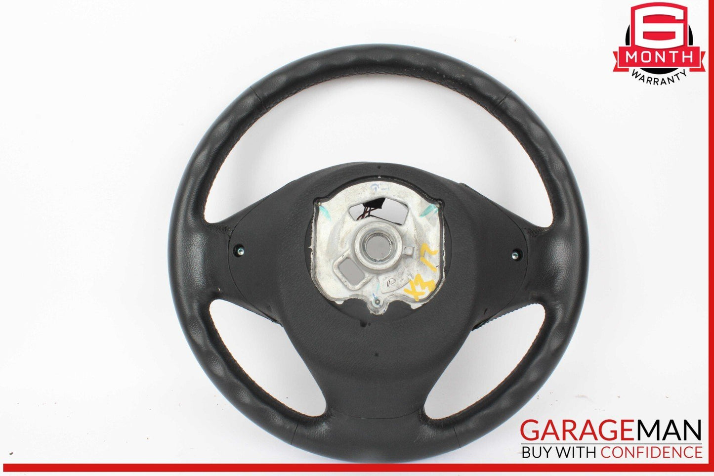 11-17 BMW X3 Front Left Driver Side Steering Wheel Leather Black OEM