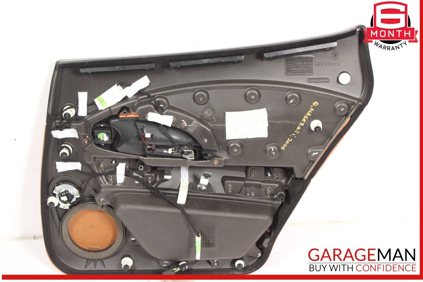 03-13 Maserati Quattroporte M139 Rear Left Side Interior Door Panel OEM