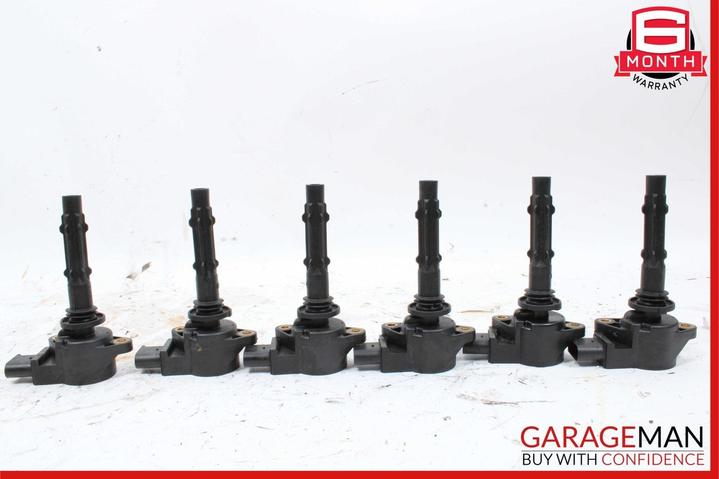 05-13 Mercedes R171 SLK300 C300 M272 Ignition Coil Spark Plug Set of 6 Pc OEM