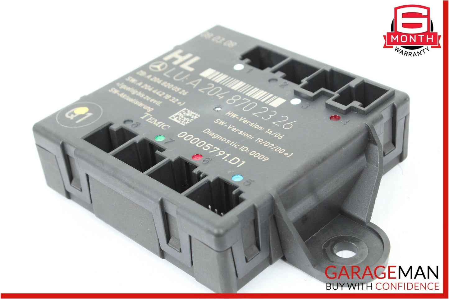 08-14 Mercedes W204 C300 C63 AMG Rear Left Side Door Controller Module Unit