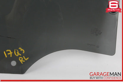 15-18 Audi Q3 Quattro Rear Left Driver Side Door Window Glass OEM