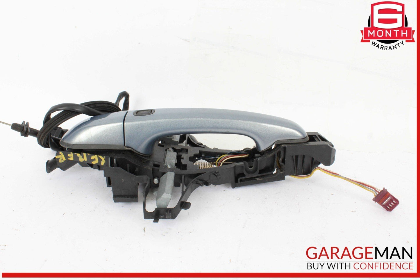 09-15 Jaguar X250 XF Front Right Exterior Door Handle w/ Cable & Bracket OEM