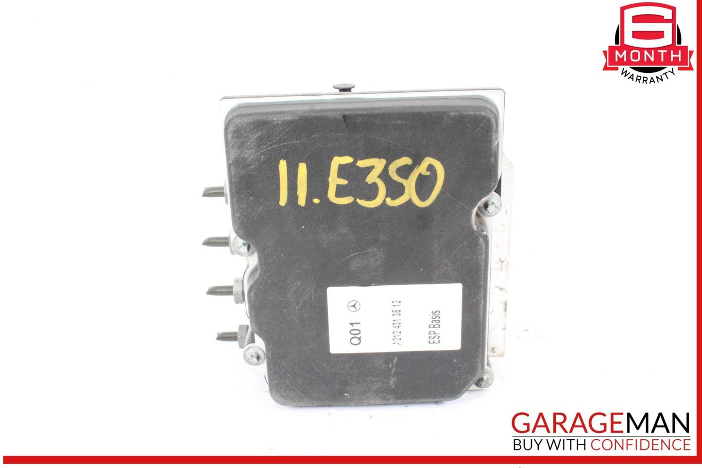 10-16 Mercedes W212 E350 ABS Brake Hydraulic Pump Control Module Unit