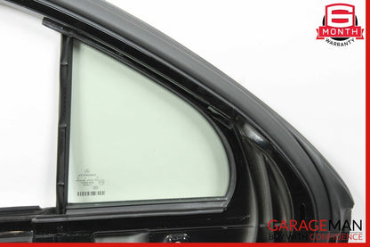 07-13 Mercedes W221 S550 S600 Rear Right Side Exterior Door Shell Panel Black