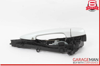 14-18 BMW X5 X6 Rear Left Driver Side Exterior Door Handle White OEM