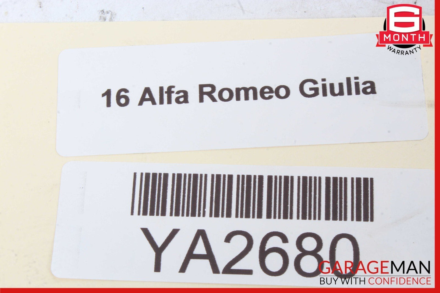 17-22 Alfa Romeo Giulia Rear Left or Right Side Right Upper Control Arm OEM