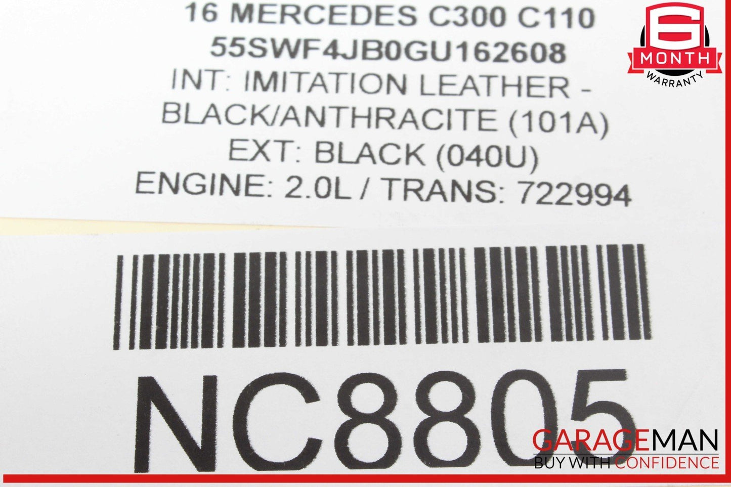 15-20 Mercedes W205 C300 Camshaft Adjuster Magnet Solenoid Valve OEM