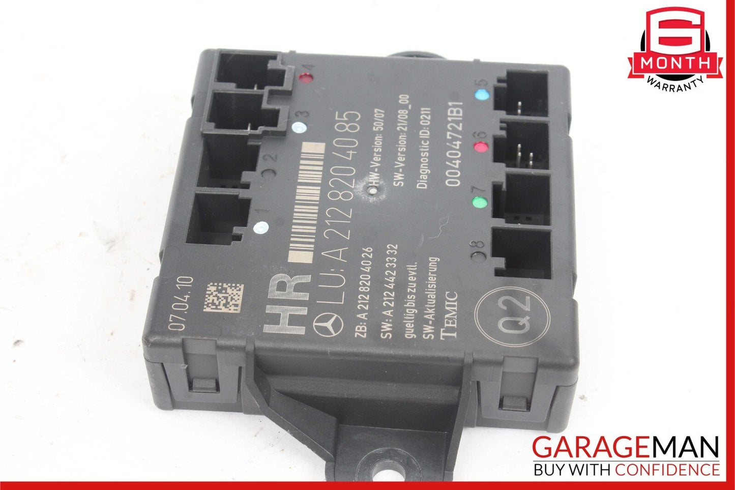 08-14 Mercedes W212 E350 C350 Rear Right Side Door Control Module OEM