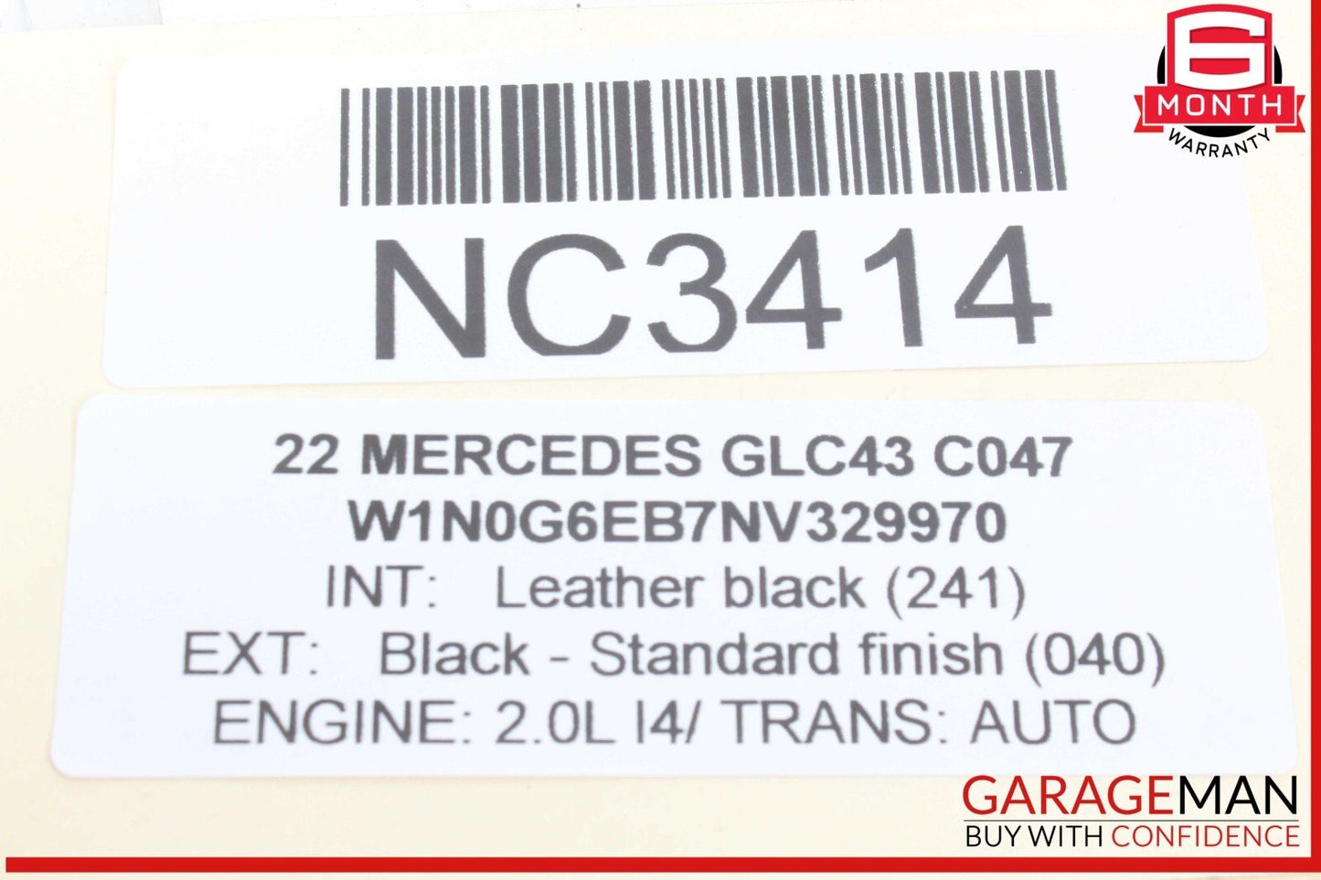 16-22 Mercedes X253 GLC43 AMG Rear Left or Right Side Upper Trailing Control Arm