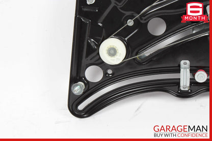 10-17 Mercedes W207 E350 Coupe Rear Right Door Window Regulator Frame w/o Motor