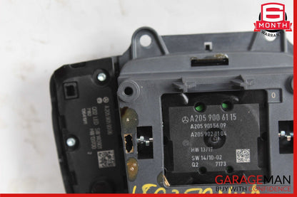 15-18 Mercedes W205 C350e C300 C63 AMG Touch Pad Control Unit Switch Assy OEM