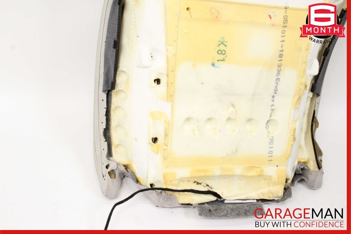 12-16 Mercedes R172 SLK250 SLK300 Front Left Side Upper Seat Cushion Gray OEM