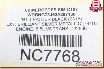 01-06 Mercedes W220 S55 CL55 AMG Left Side Seat Control Switch Module OEM