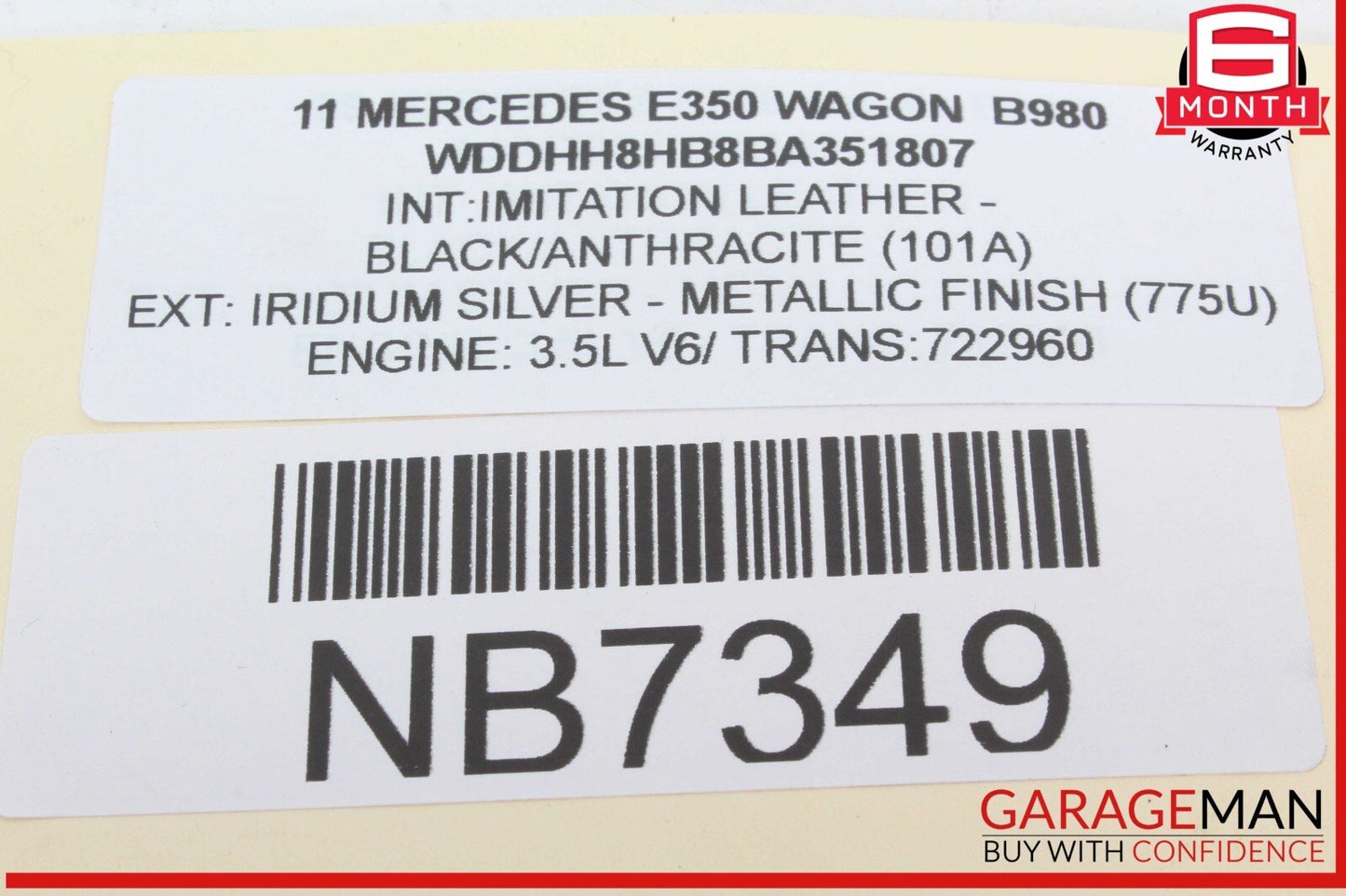 08-18 Mercedes W212 E350 Wagon Seat Control Module Front Left Driver Side OEM