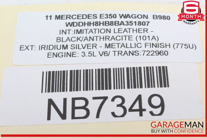 08-18 Mercedes W212 E350 Wagon Seat Control Module Front Left Driver Side OEM