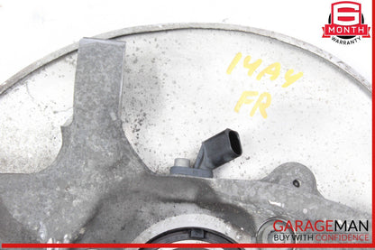 13-17 Audi A4 SQ5 Front Right Side Spindle Knuckle Wheel Hub w/ Disc Rotor OEM