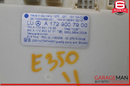 10-15 Mercedes W212 E350 C300 Keyless Go Entry Control Module 1729007900 OEM