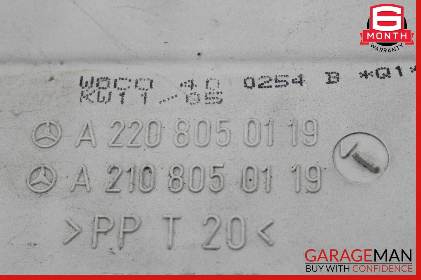 00-09 Mercedes R230 SL500 S500 Seat Vacuum Pump Reservoir Tank 2208050119 OEM