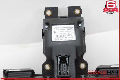 14-16 Porsche Panamera 970 E-Hybrid Rear Console Climate Control Panel OEM
